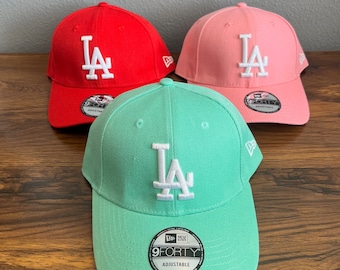Pink Dodgers Hat - Etsy UK