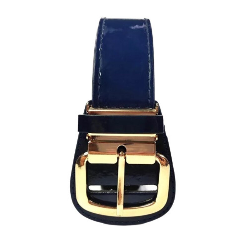 MLB Leather Baseball Belt Shiny Gloss Gold Patent Etsy