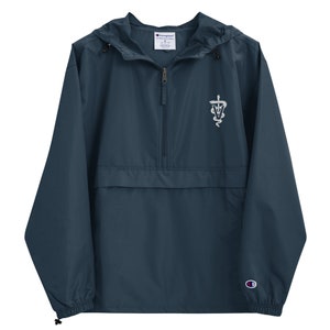 Embroidered Veterinary Caduceus Champion Unisex Windbreaker