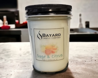 Sage and Citrus Soy Wax Candle