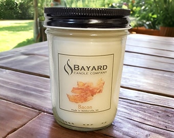 Bacon Scented Wax Candle