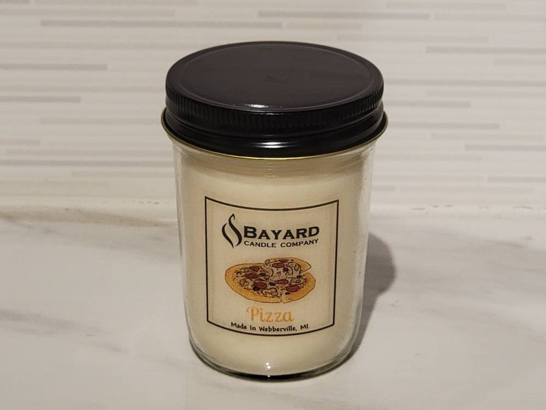 Pizza Soy Wax Candle.