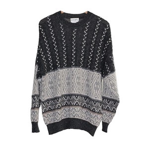 Joop! (Wolfgang Joop) Men&#39;s Textured 100% Alpaca Crew Neck Pullover, color Grey. XL