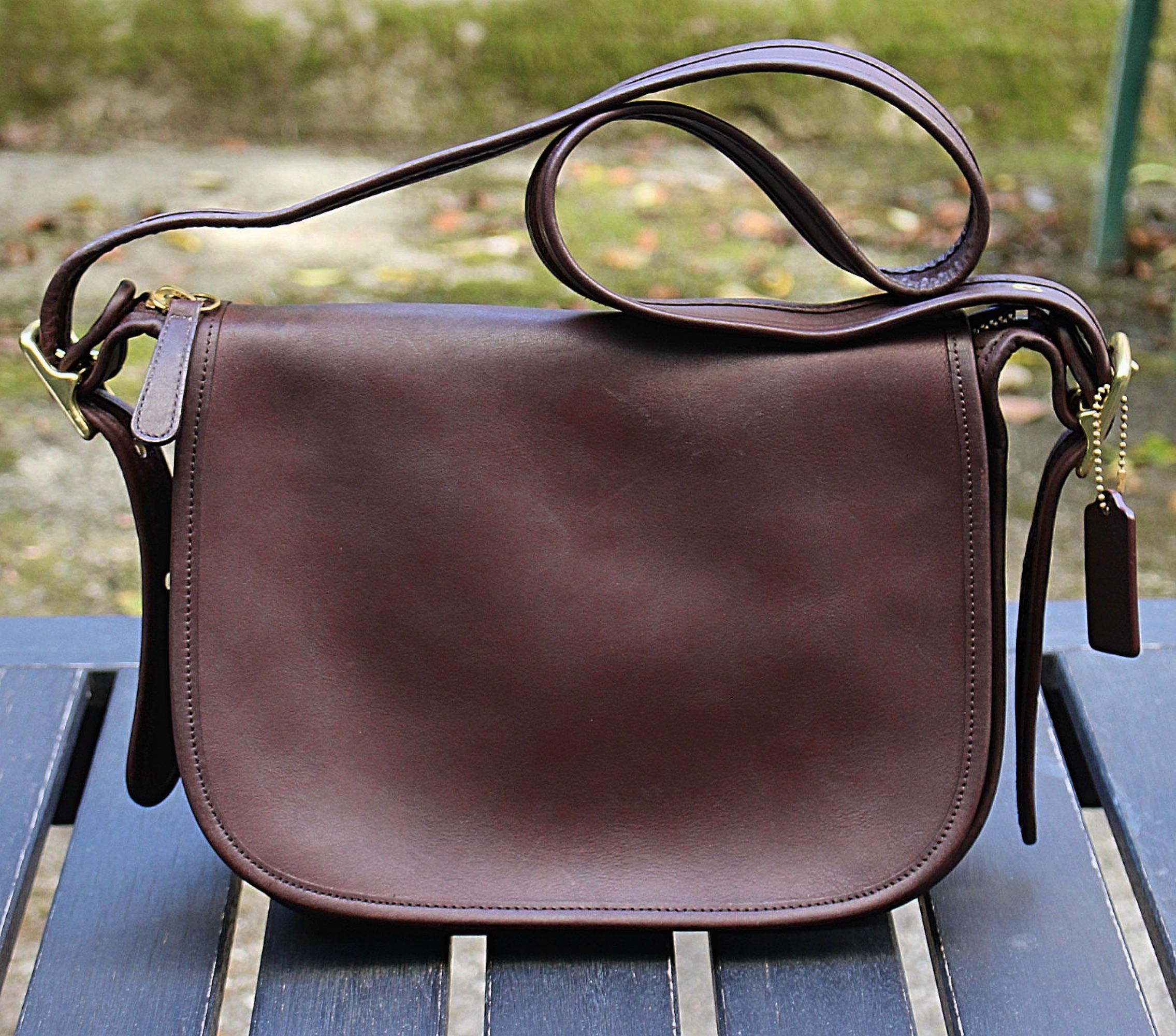 Coach Bag Saddle Color Etsy