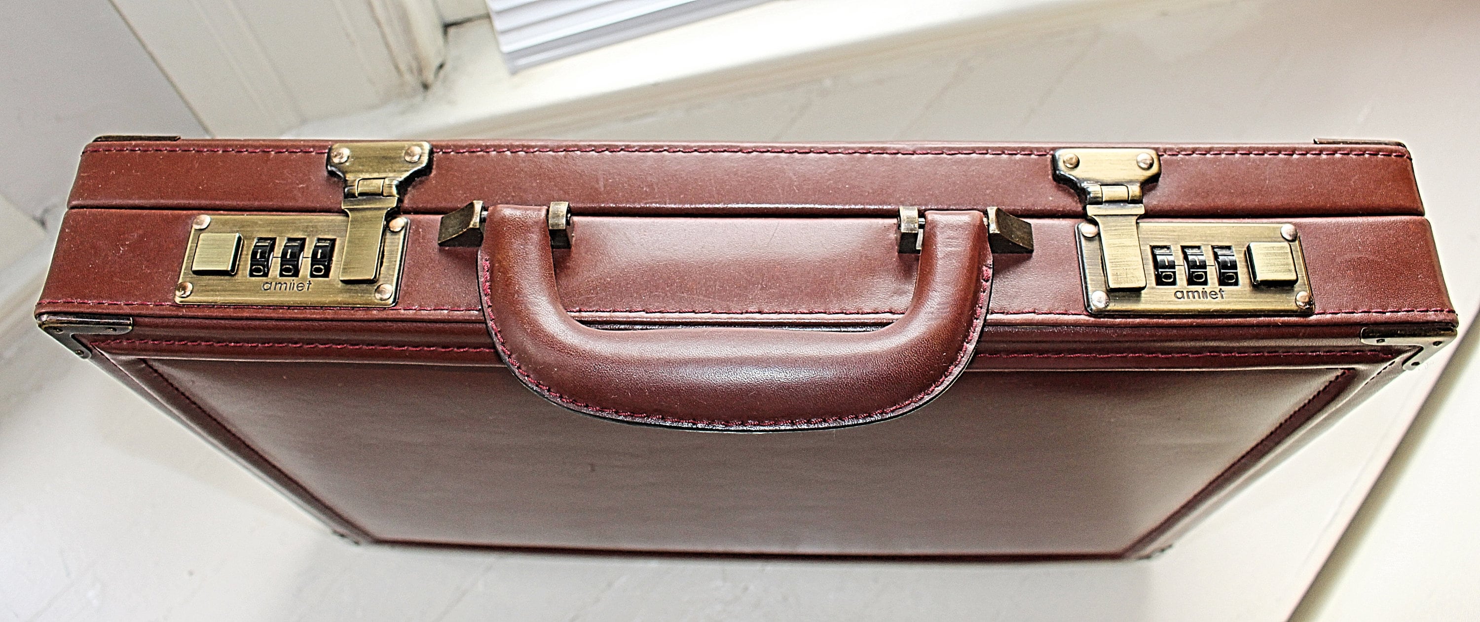 Vintage Amiet Combination Lock Briefcase in Color Etsy