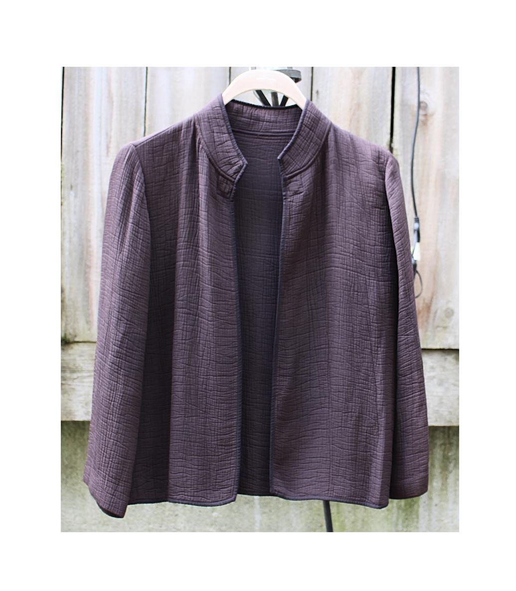 00s eileen fisher リネン　ショップコート　L ビンテージ 00s eileen fisher リネン ショップコート L ビンテージ Eileen Fisher