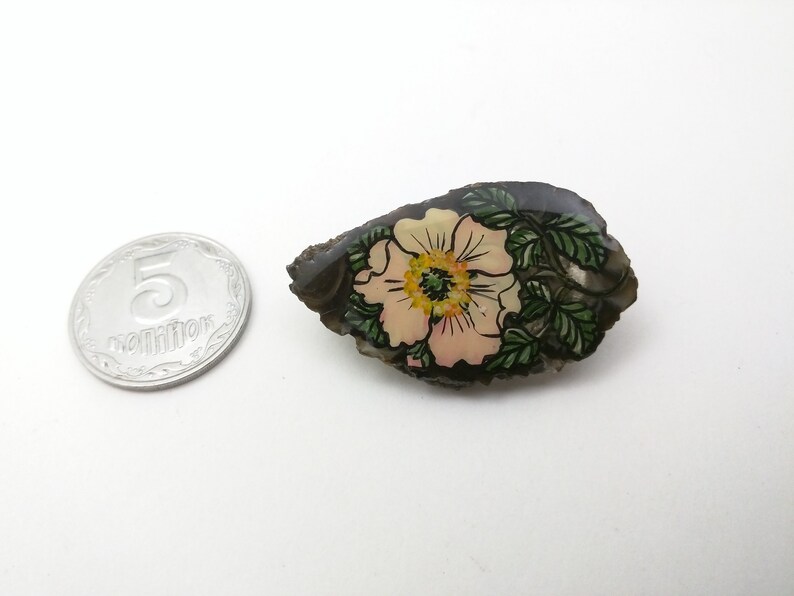 England Glass. A rare old brooch