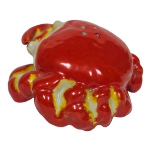 Vtg 1950s Norcrest Red Crabs Salt & Peppers Shakers MCM Kitchen Nautical Decor zdjęcie 9