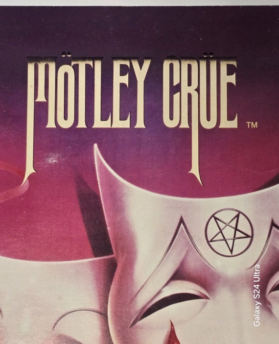 Motley Crue 1985 Theater of Pain Concert Tour Poster Madison