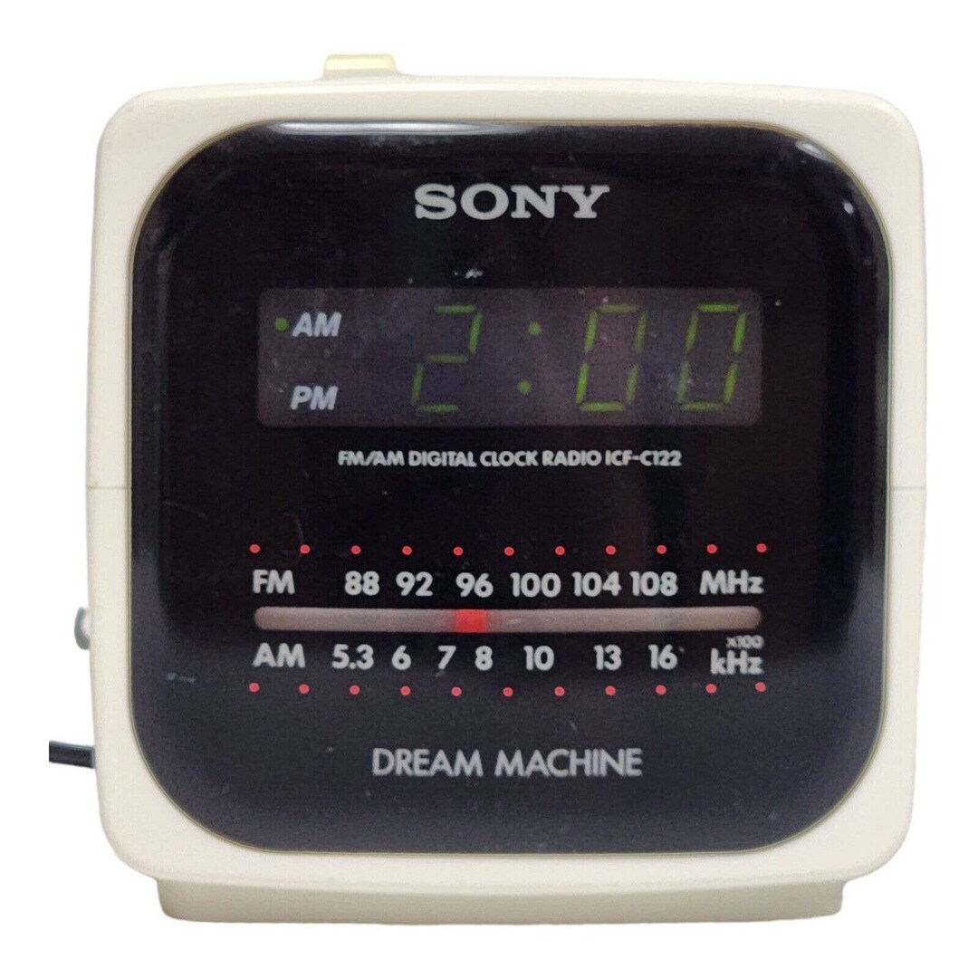 Sony Dream Machine ICFC122 Retro AMFM Digital Clock Radio Etsy