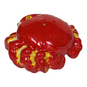 Vtg 1950s Norcrest Red Crabs Salt & Peppers Shakers MCM Kitchen Nautical Decor zdjęcie 5