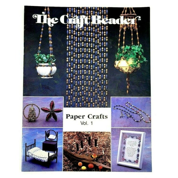 Vintage Craft Beader Pattern Book Paper Craft Projects Etsy