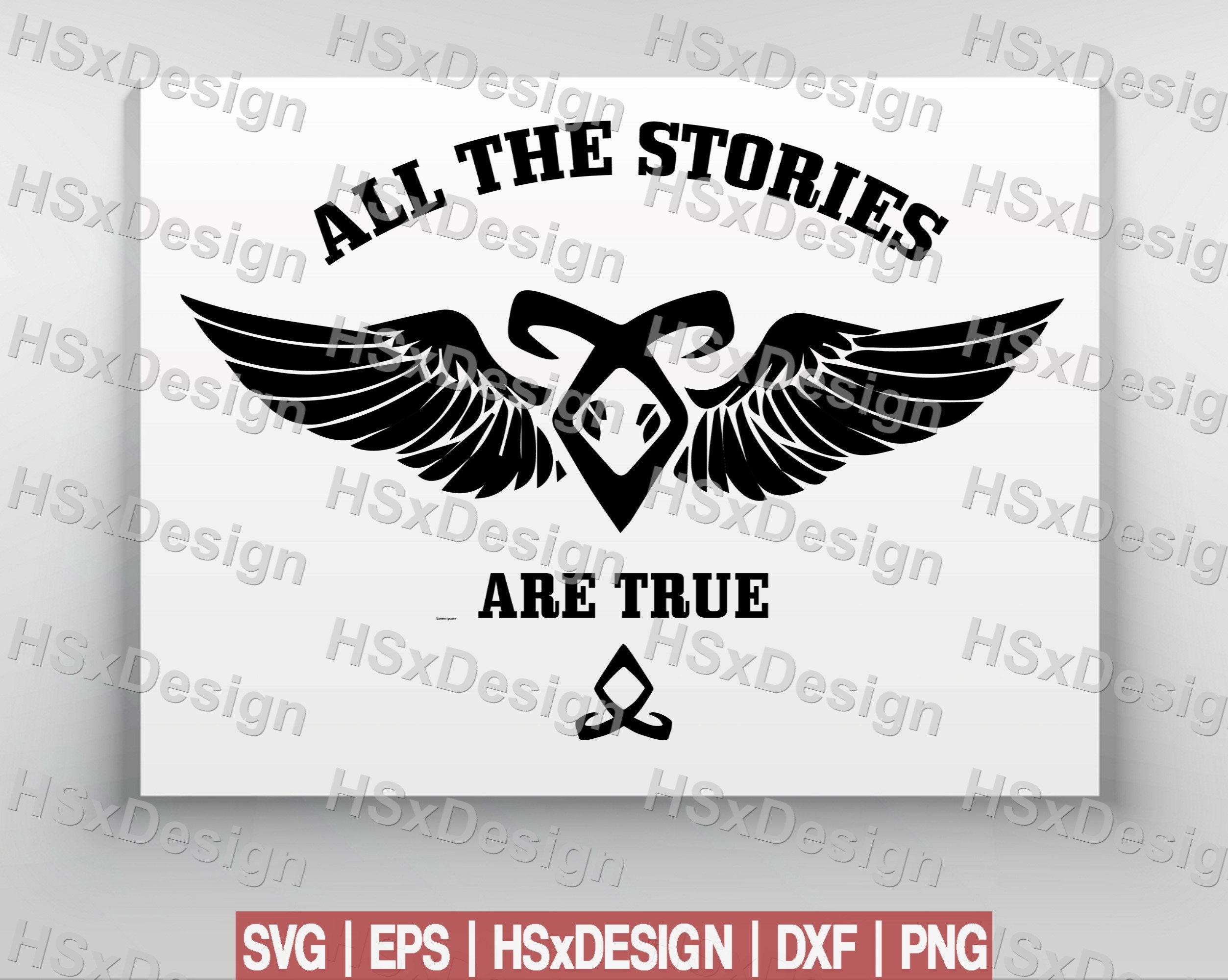 All Stories Are True Angelic Rune Shadowhunters Tv Show Book | Etsy
