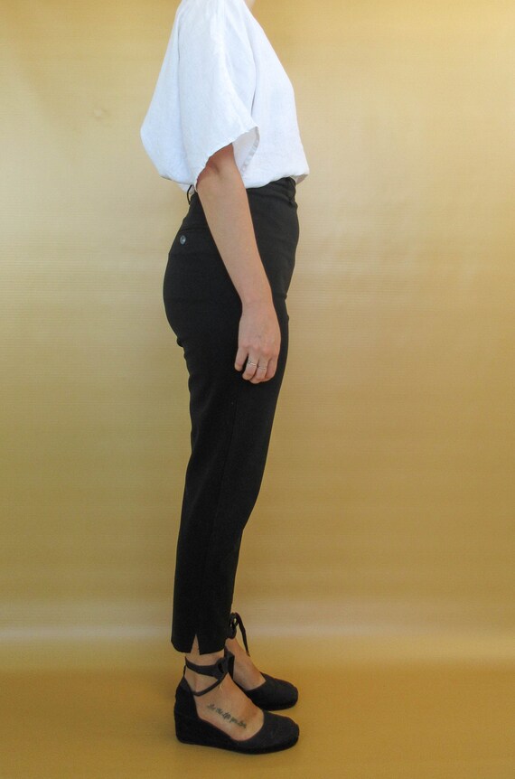Vintage Black Cigarette Pants