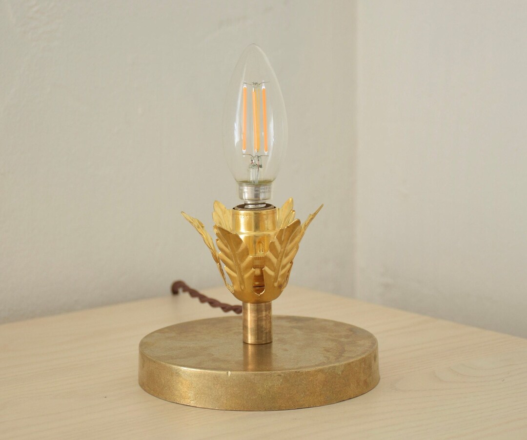 Handmade Small Brass Lamp Made to Order Customizable Single or Pair of ...