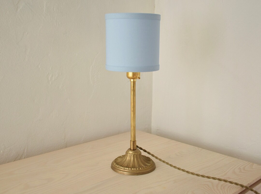 Handmade Small Brass Table Lamp Made to Order Customizable Etsy