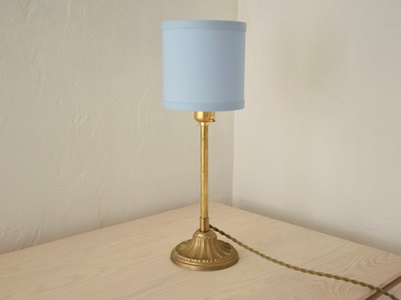 Handmade Small Brass Table Lamp Made to Order Customizable Single