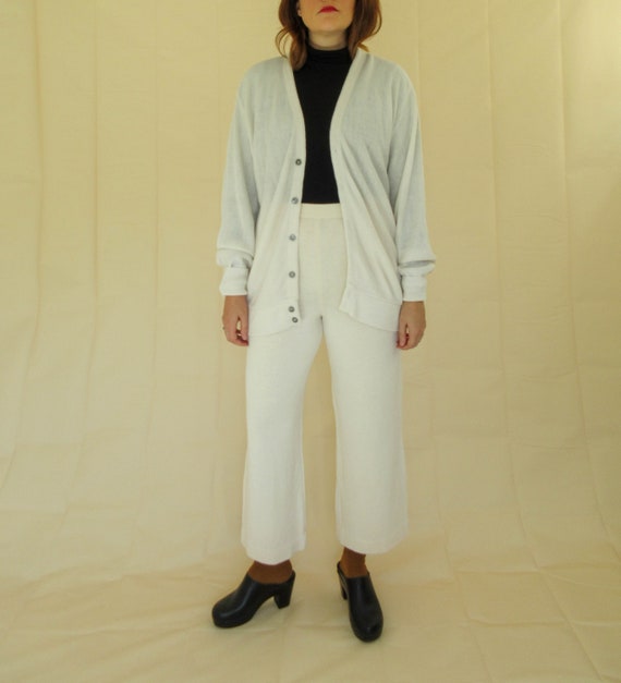 White Knit Cardigan