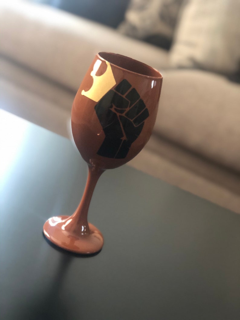Black Girl Magic Wine Glass Etsy