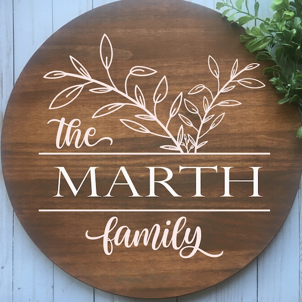 Last Name Lazy Susan Etsy