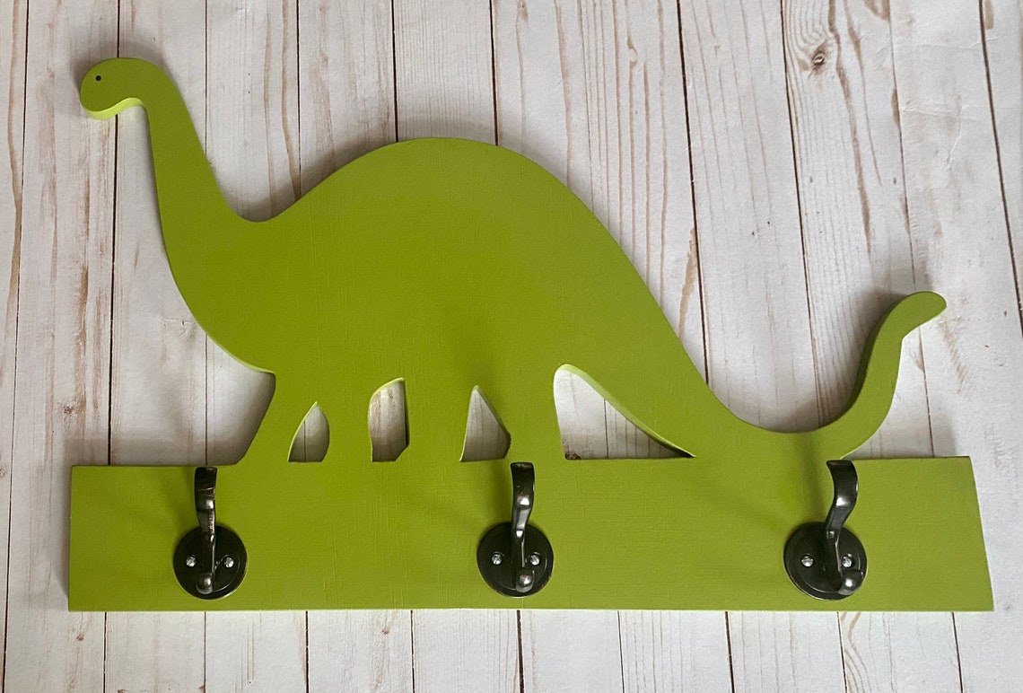 Dinosaur Coat Rack Dinosaur Towel Rack Dinosaur Room Decor Etsy