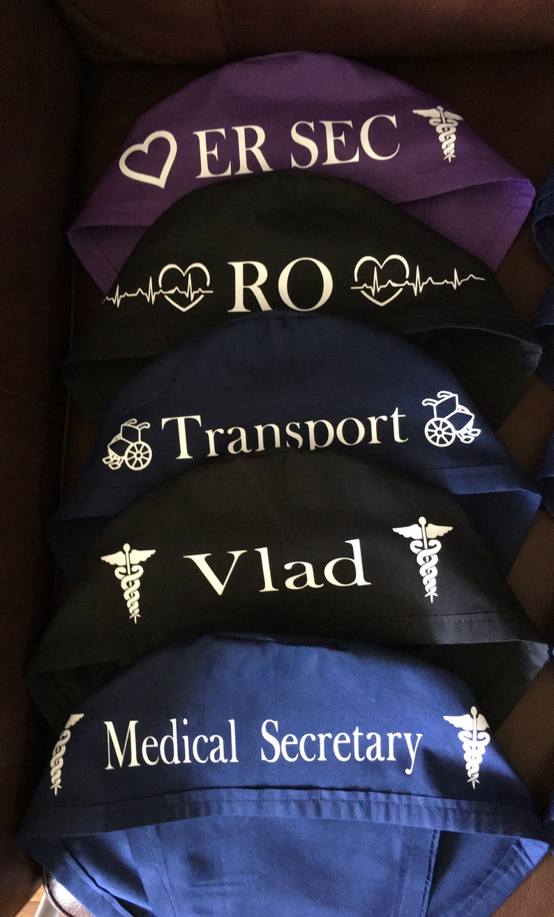 Custom Scrub Cap surgical Caps Personalized Surgical Caps Etsy UK