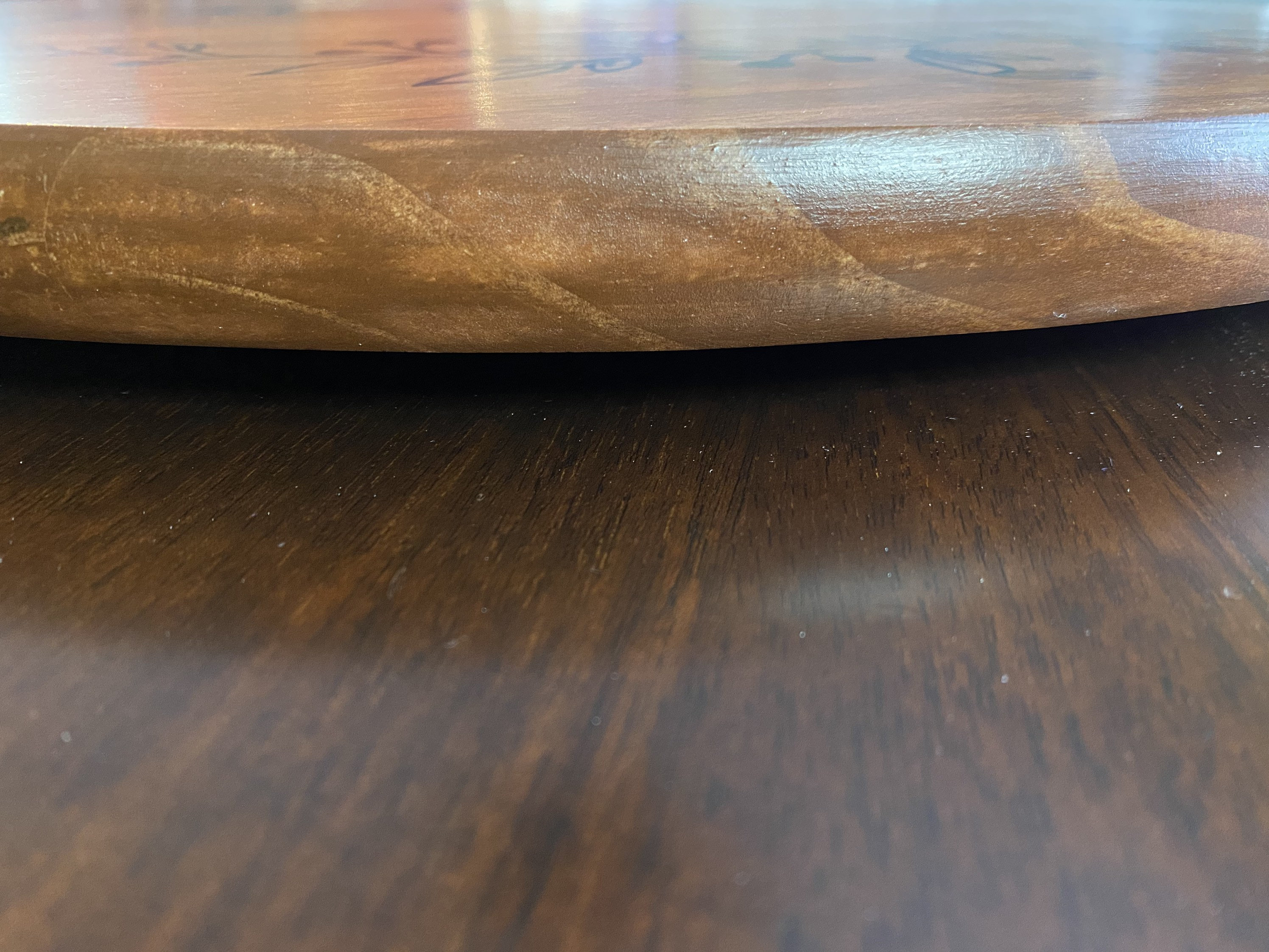 Say Grace Lazy Susan Table Top Decor Wood Lazy Susan Etsy