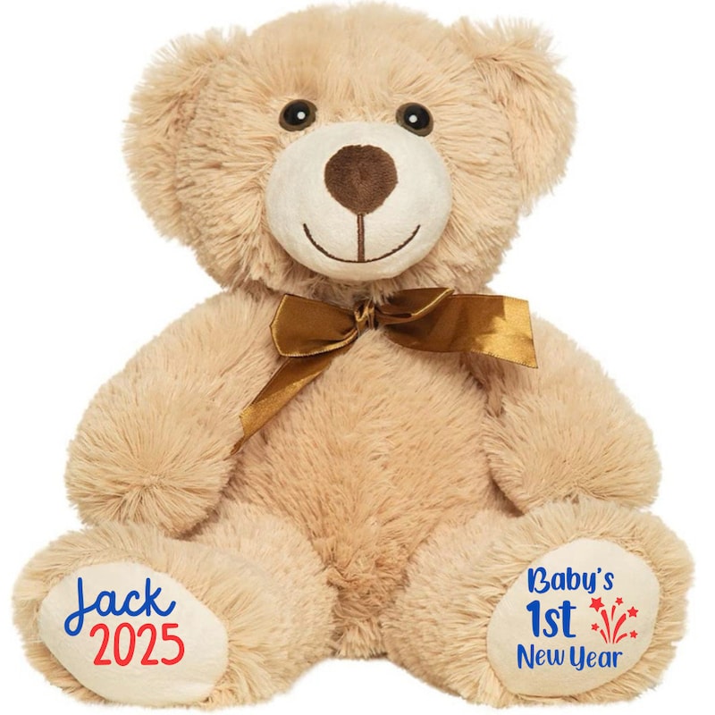 Happy New Years Bear Etsy