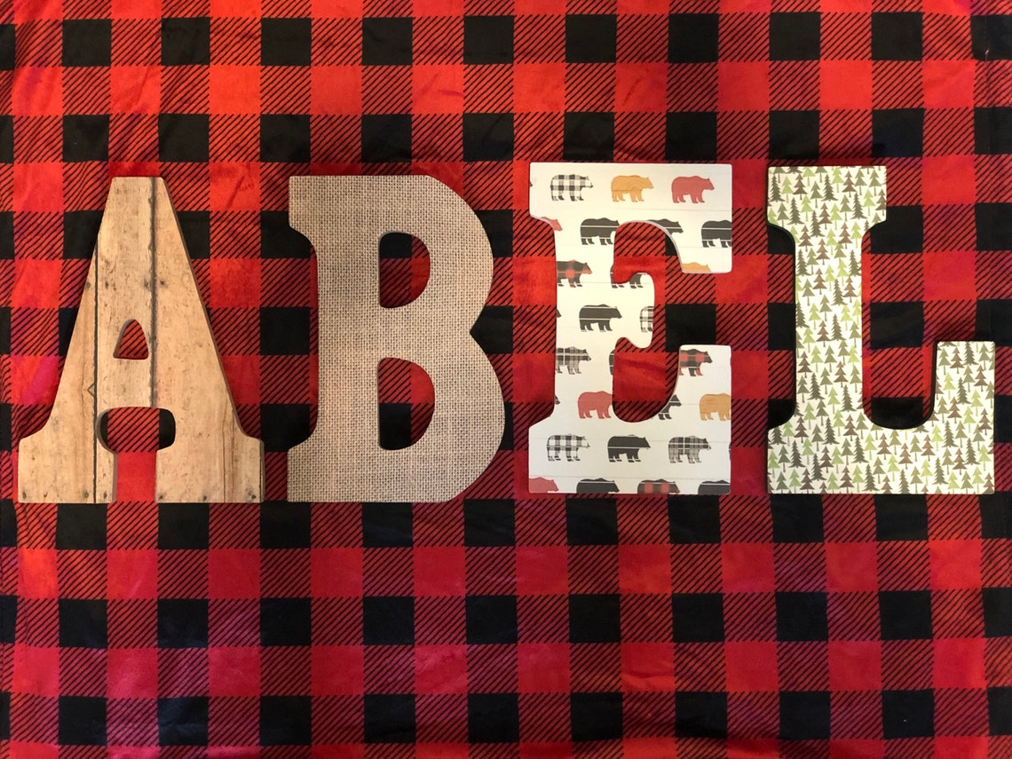 Name Wall Letters Nursery Wall Letters Custom Name Sign Etsy