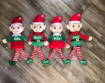 Personalized Christmas Elves | Holiday Elf Personalized With Name and ...