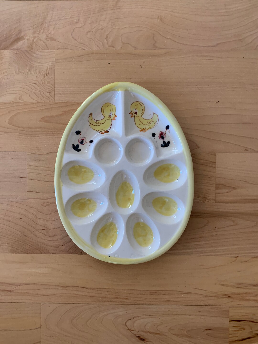 Vintage Egg Platter Etsy