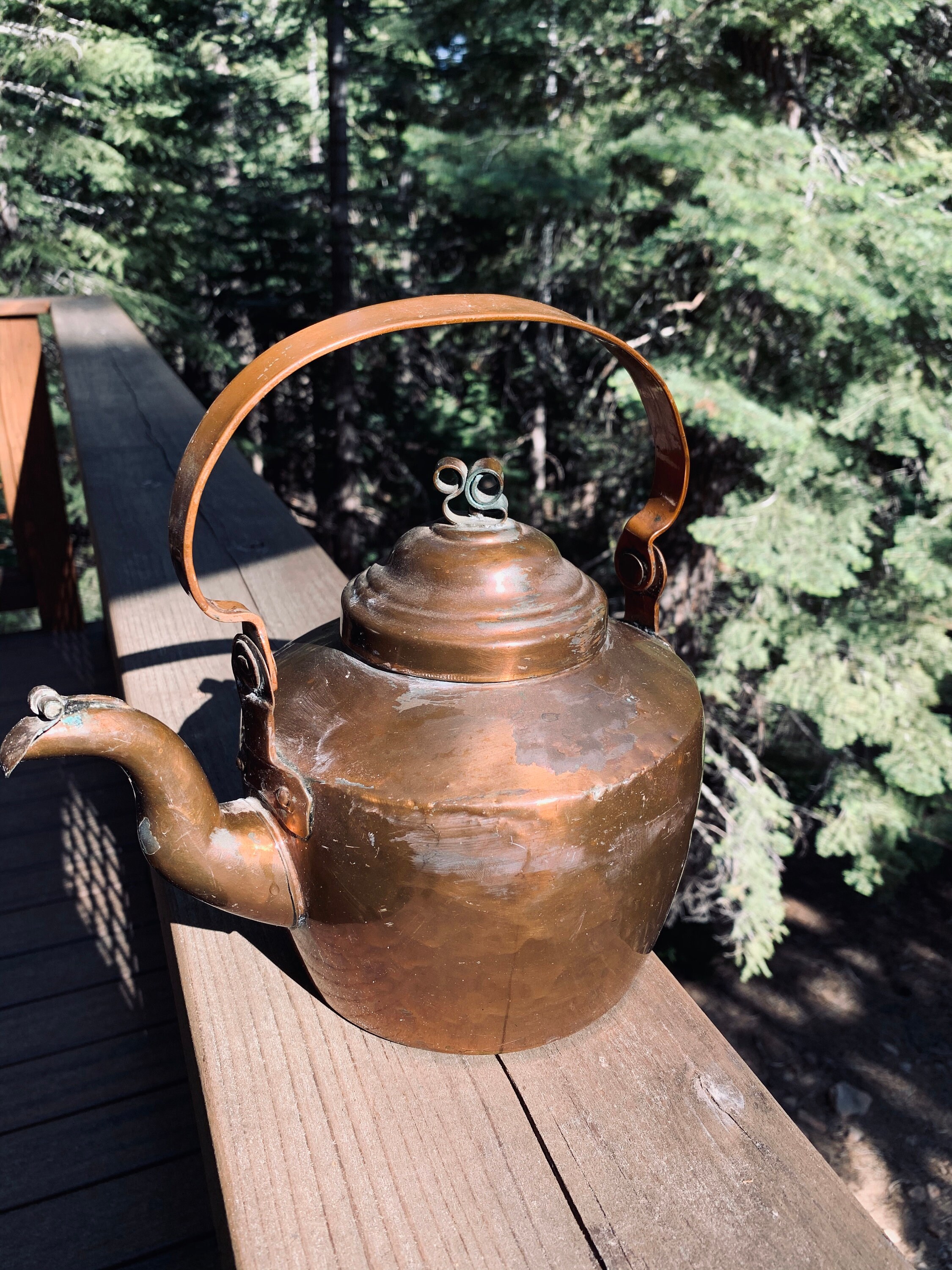 18th Century Swedish Copper Tea Pot Etsy