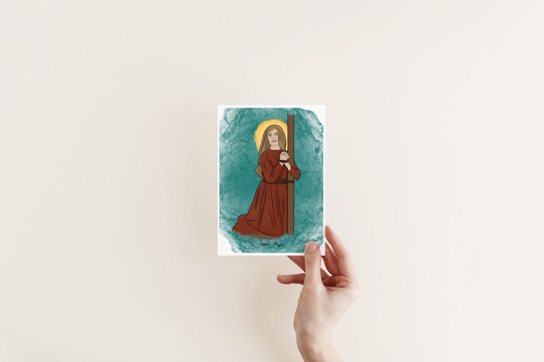 Saint Afra, Religious Art, Catholic Saints, Confirmation Gift, Catholic