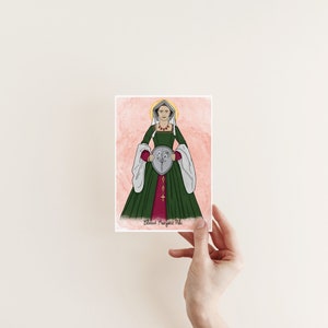 Blessed Margaret Pole, religious art, Catholic saint, baptism gift, catholic print, catholic christmas gift for godparent, godchild gift