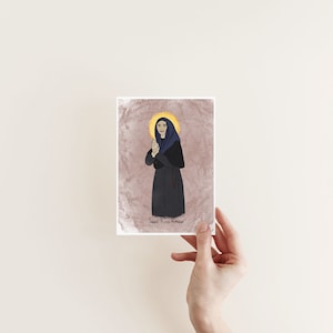 Saint Rose Venerini, religious art, Catholic saint, confirmation gift, Catholic print, Catholic gift for home, Catholic home decor