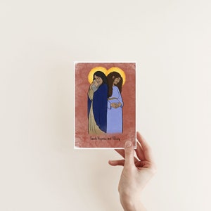 Saints Perpetua and Felicity, religious art, Catholic saint, confirmation gift, Catholic print, Catholic gift for home, Catholic home decor