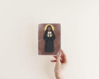 Saint Rafqa, religious art, Catholic saint, confirmation gift, Catholic print, Catholic gift for home, Catholic home decor, Catholic image