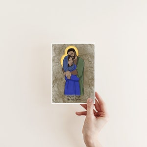 The Holy Spouses, religious art, Catholic saint, confirmation gift, Catholic print, Catholic gift for home, Catholic decor, Catholic image