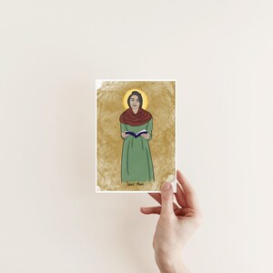 Saint Anne, religious art, Catholic saint, confirmation gift, Catholic print, Catholic gift for home, Catholic home decor, Catholic images