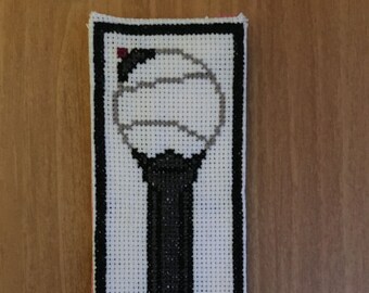BTS Lightstick Cross-Stitch Bookmark Pattern
