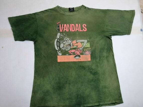Vintage The Vandals Adams Punk Rock T Shirt Rare