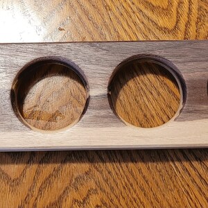 Whiskey Flights, Whiskey Cup Holder, Whiskey Gift, Bourbon Flight, Father's Day Gift, Christmas Gift, Wedding Gift, Bar Decor immagine 5