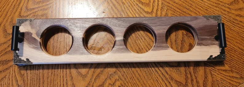 Whiskey Flights, Whiskey Cup Holder, Whiskey Gift, Bourbon Flight, Father's Day Gift, Christmas Gift, Wedding Gift, Bar Decor immagine 5