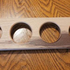 Whiskey Flights, Whiskey Cup Holder, Whiskey Gift, Bourbon Flight, Father's Day Gift, Christmas Gift, Wedding Gift, Bar Decor immagine 4
