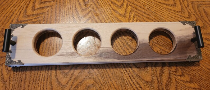 Whiskey Flights, Whiskey Cup Holder, Whiskey Gift, Bourbon Flight, Father's Day Gift, Christmas Gift, Wedding Gift, Bar Decor immagine 4