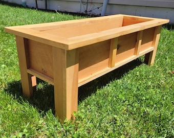 Raised Flower box, Raised Garden Box, Spring Decor, Garden Accessories