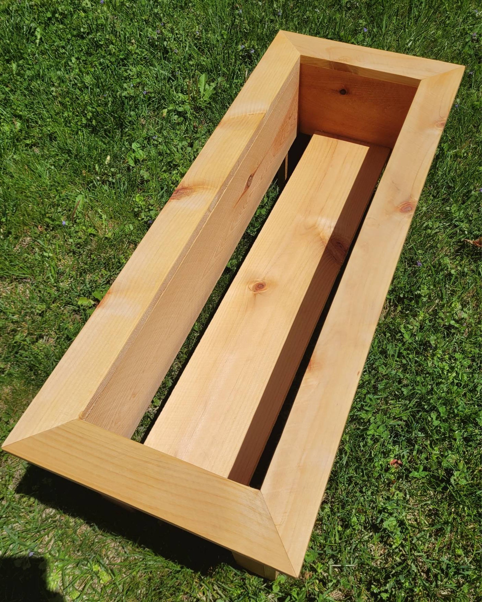Raised Flower Box, Raised Garden Box, Spring Decor, Garden Accessories ...
