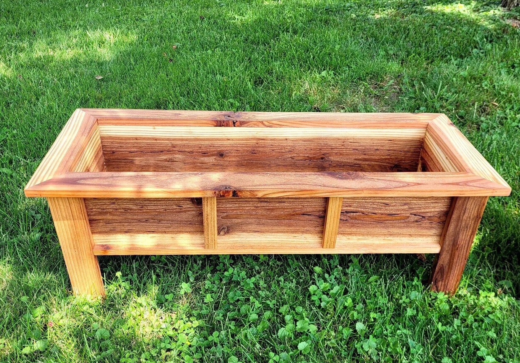 Raised Flower Box Raised Garden Box Spring Decor Garden - Etsy
