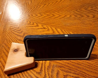 Wooden Cell Phone Stand
