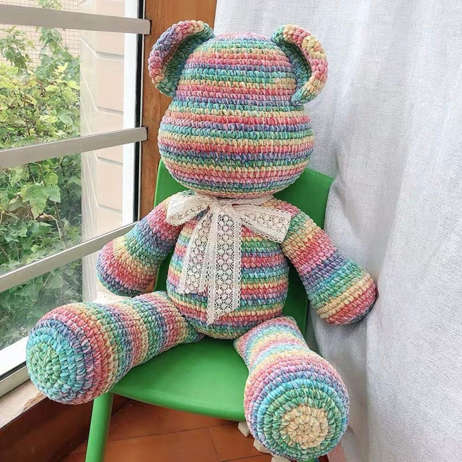 Beargloomy Bear Crochet Pattern violet Bearviolent Bear Etsy